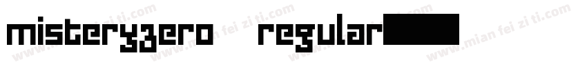 misteryzero regular字体转换